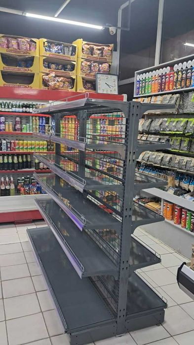 Стеллажи, универсальные торговые стеллажи, metall stellajlar