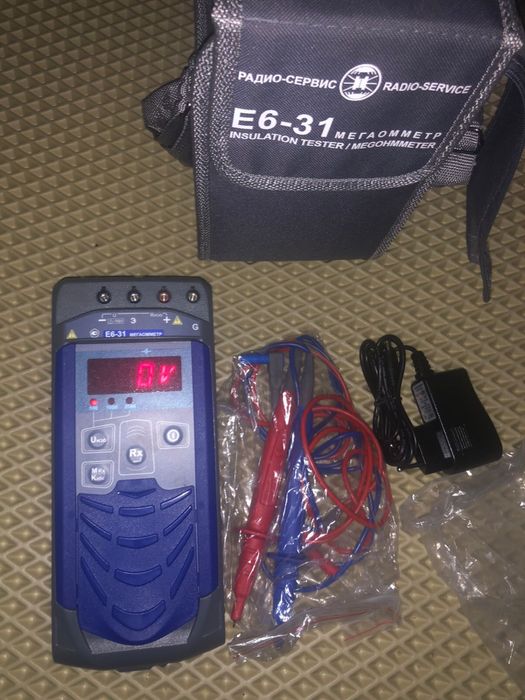 Мегометр жап жана пайдаланбаган!