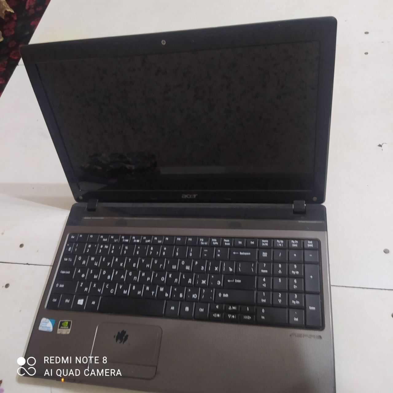 Ноутбук  acer model P5WE0 aspire 5750