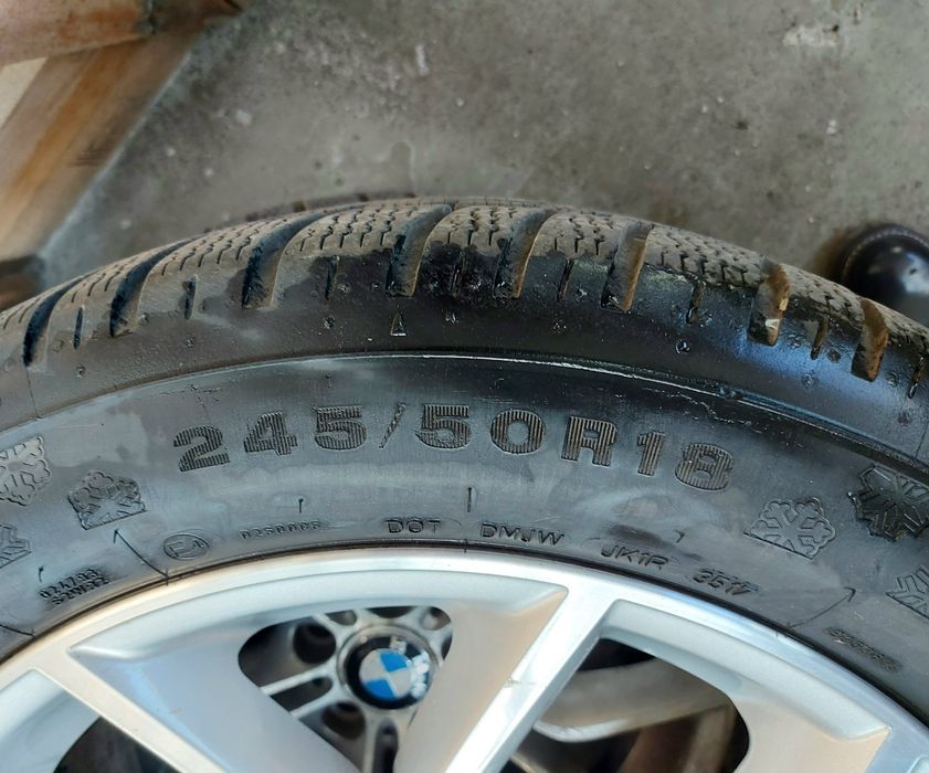 Jante BMW ORIGINALE CU Anvelope de iarna 245 50 R18
