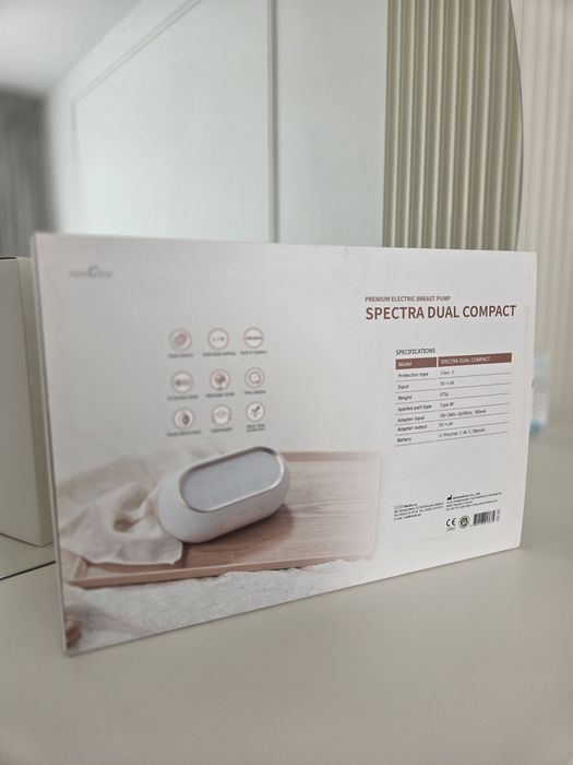 Pompa de san electrica premium Spectra Dual Compact  Alb