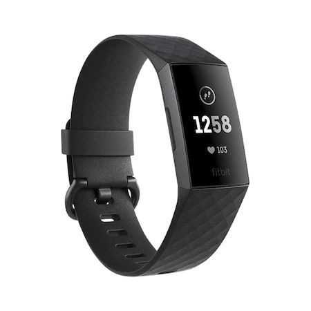 Bratara fitness Fitbit Charge 3 Graphite, negru