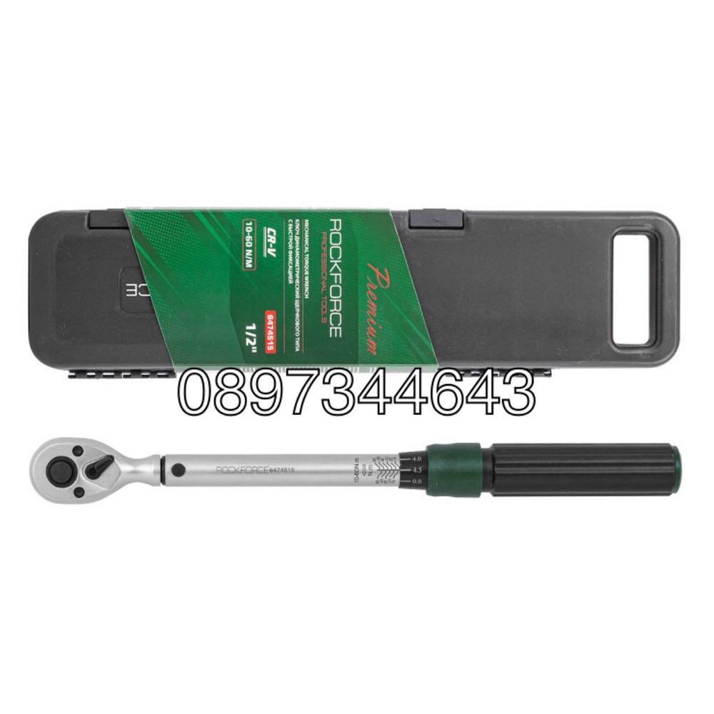 Динамометричен ключ 1/2" ,10-60 NM ROCKFORCE
