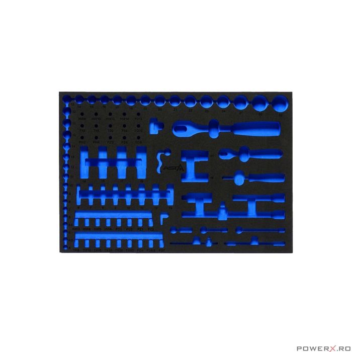Insertie de spuma pentru scule,burete organizator, 570 x 390 x 32mm,