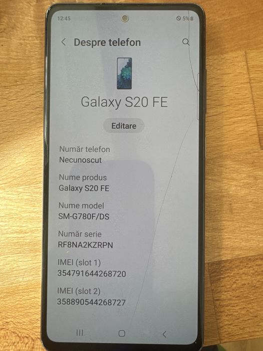 Vand Samsung Galaxy S20 FE 5G + unul pt piese