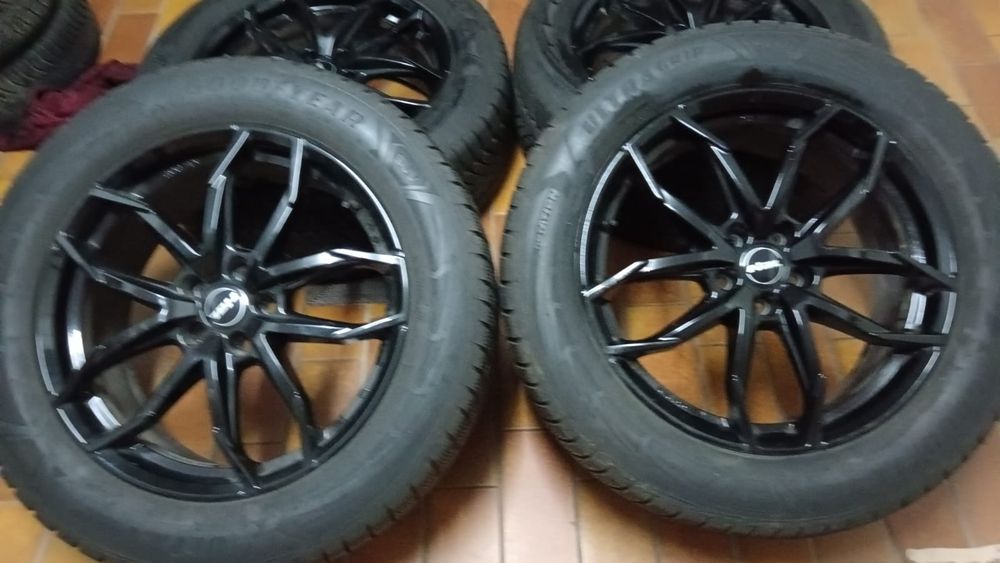 Set jante aliaj cu anvelope iarna 255 55 19 5x108 Volvo FORD