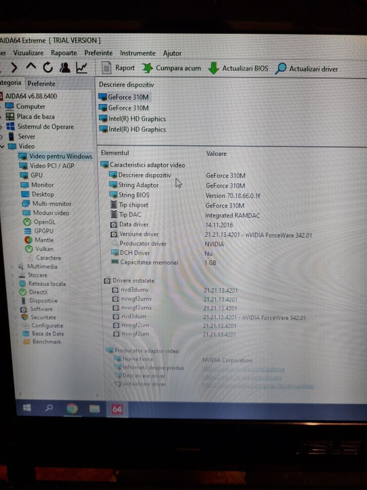 Laptop Asus i5 diagnoza auto