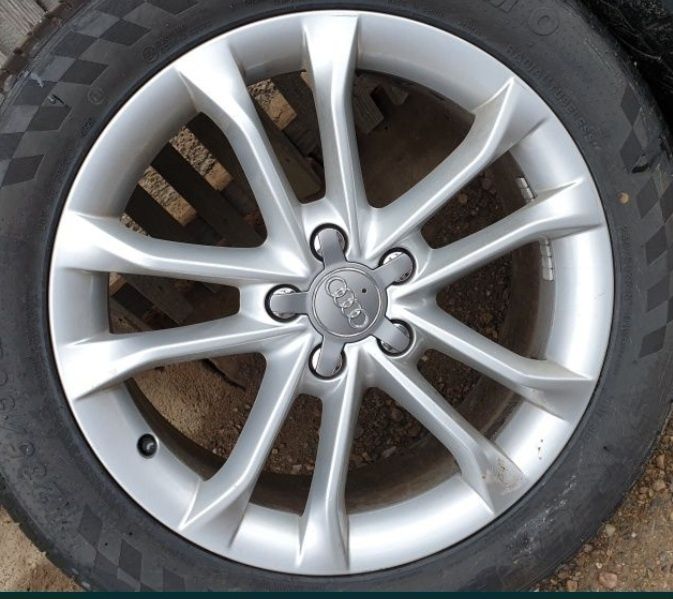 Jante Aliaj Originale Audi Q3 5x112 Et.43 7J R18 Cauciucuri 235.50.R18