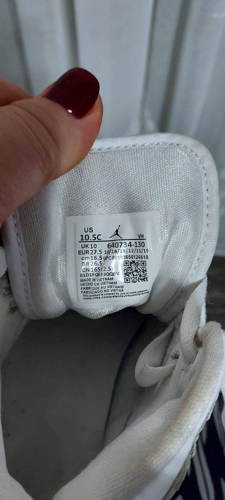 Nike Jordan1 originali din UK