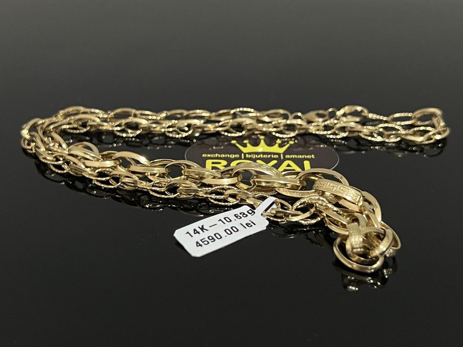 Bijuteria Royal CB : Lant aur 14k 10,63 grame