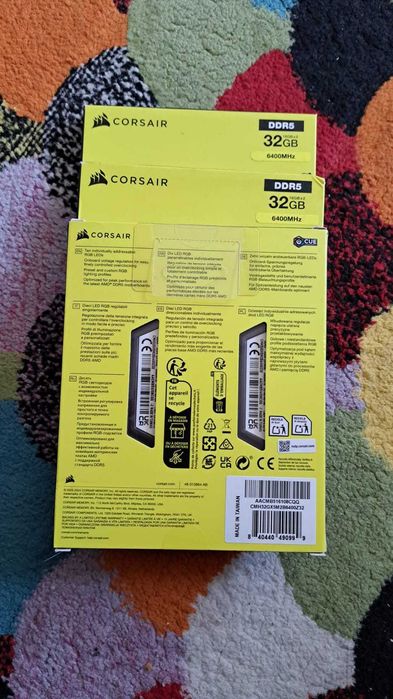 Memorie Corsair Vengeance RGB 32GB DDR5 6400MHz CL32 Dual , SIGILATE