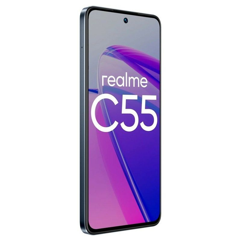 Новинка мощный Realme C55 8/256 ГБ черный новый запечатанный