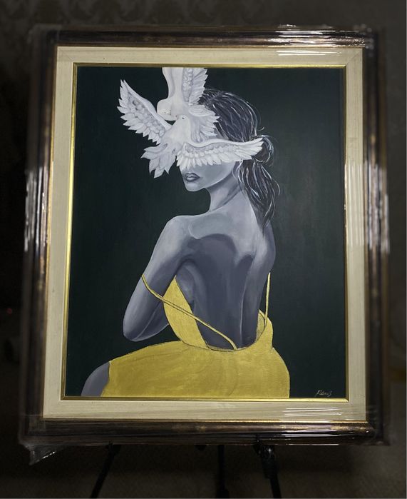 Авторска картина ,,Потайното момиче”