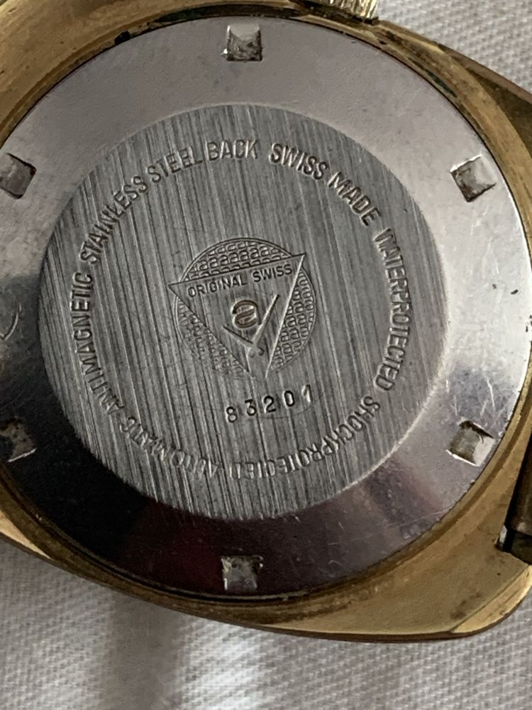 Ceas Atlantic Benmatic mecanic placat cu aur 10 M