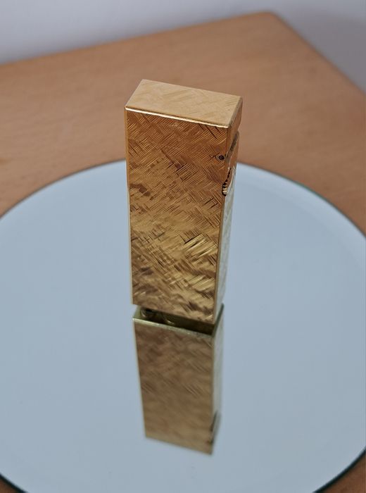 Bricheta Dunhill Rollagas 1970 vintage gold plated