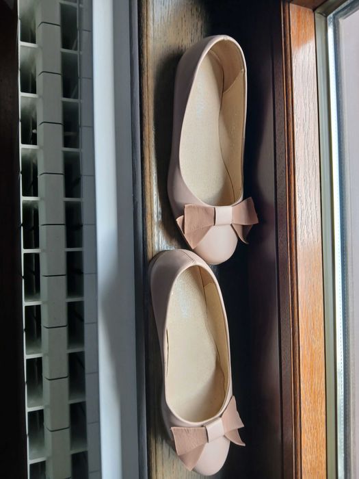 Vand balerini piele naturala nude 37 Marelbo
