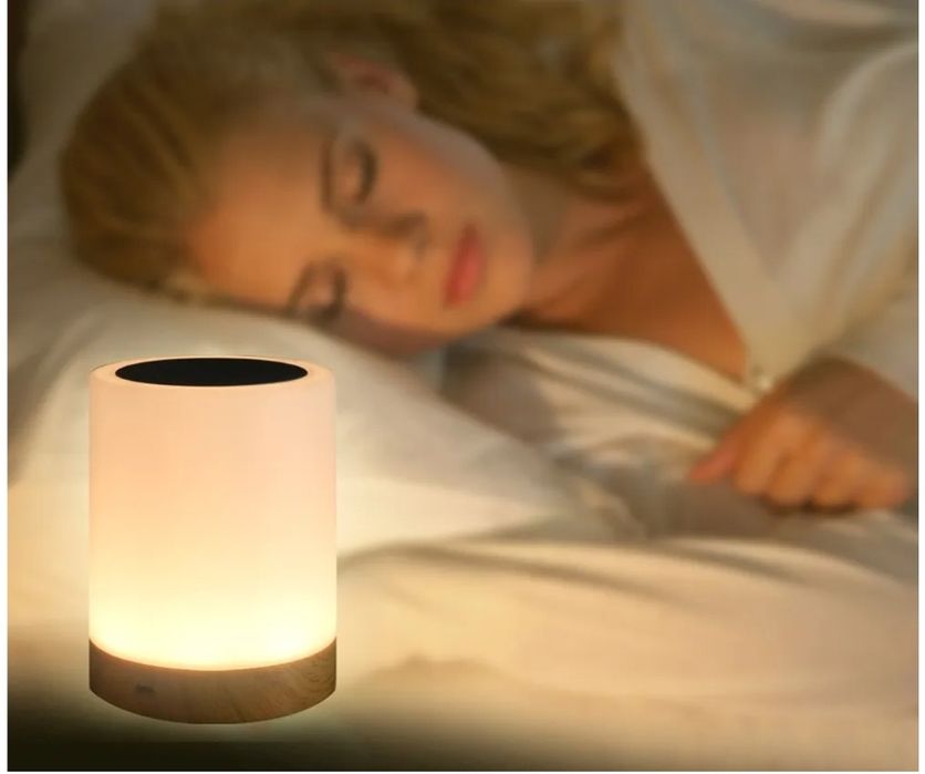 Lampă noptiera portabila panouri de culori