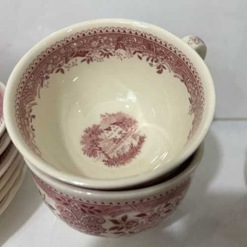 Чинии за предястие и чаши Villeroy and Boch, витринни, комплект 5+6