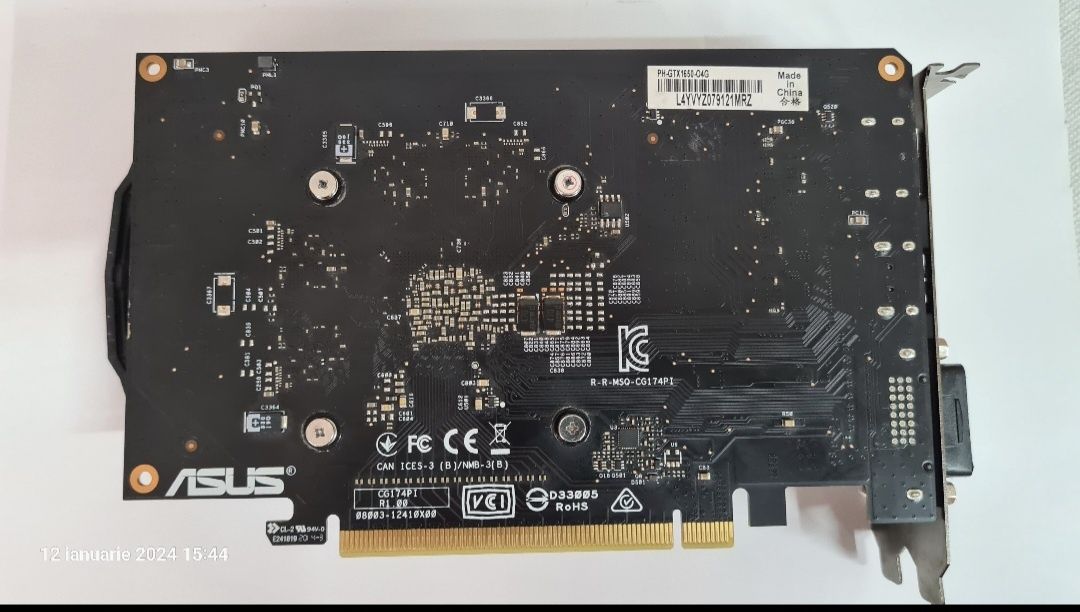 Gtx 1650 placa nu are nici un fel de defect