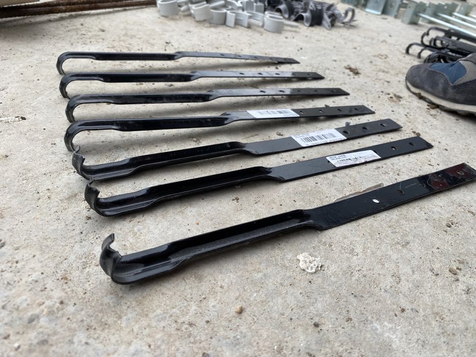 Taietor zăpada 370x34x12/Bride Jgheab/Cuie Coama țiglă ceramica