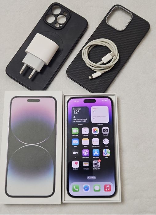 Iphone 14 pro max 128GB Deep Purple Full Box