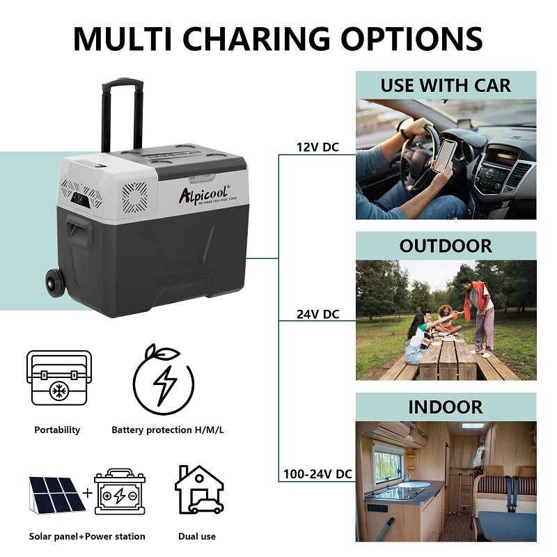 Alpicool CX40 хладилник / фризер за кола – 40L компресорен 12/24V 220V