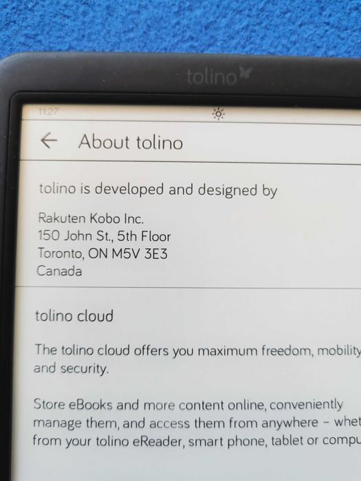 Tolino Shine 2HD (KOBO за Германия)