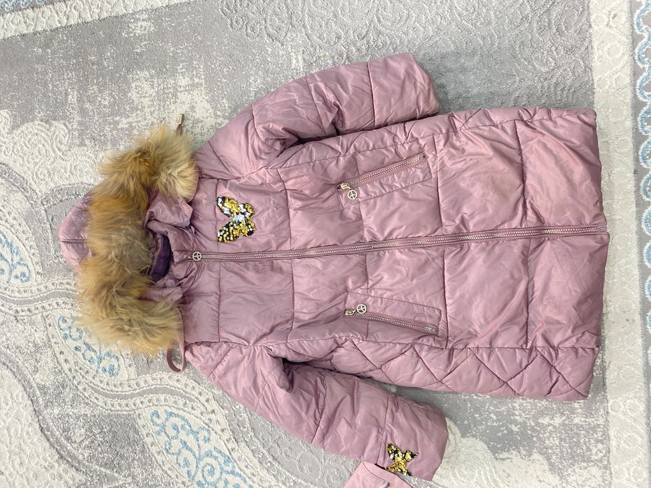 Зимняя куртка. Размер 134. 6-8 лет