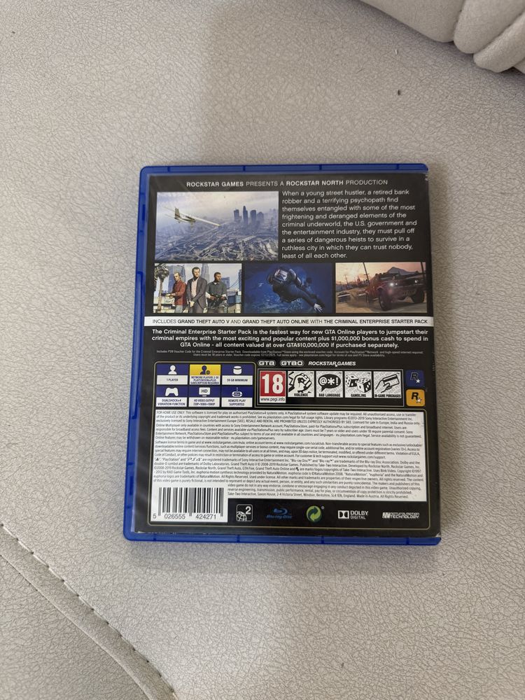 Диск для PS4 GTA 5 PREMIUM