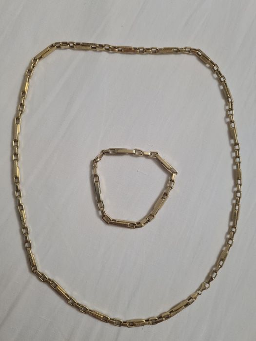 Vand lantisor din aur 14k model Versace...Black Friday