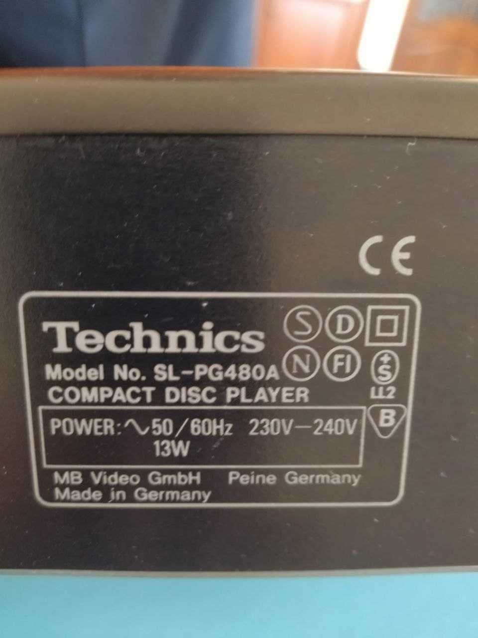 Проигрыватель Technics SL-PG480A