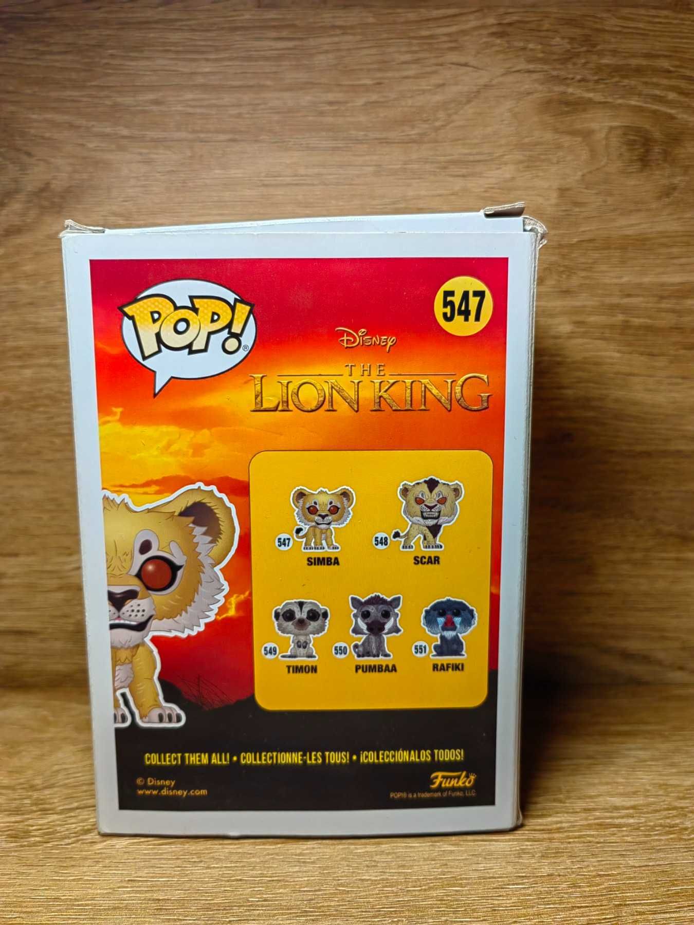 Funko Pop Фигурка от серията Lion King-Simba. Винилова Фигурка №547