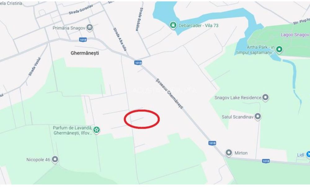 Super Ocazie - Snagov Ghermanesti 1000 mp deschidere 25ml