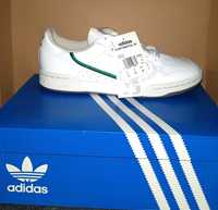 adidasi ADIDAS ORIGINALS CONTINENTAL 80 noi, piele, cutie, F 43 1/3