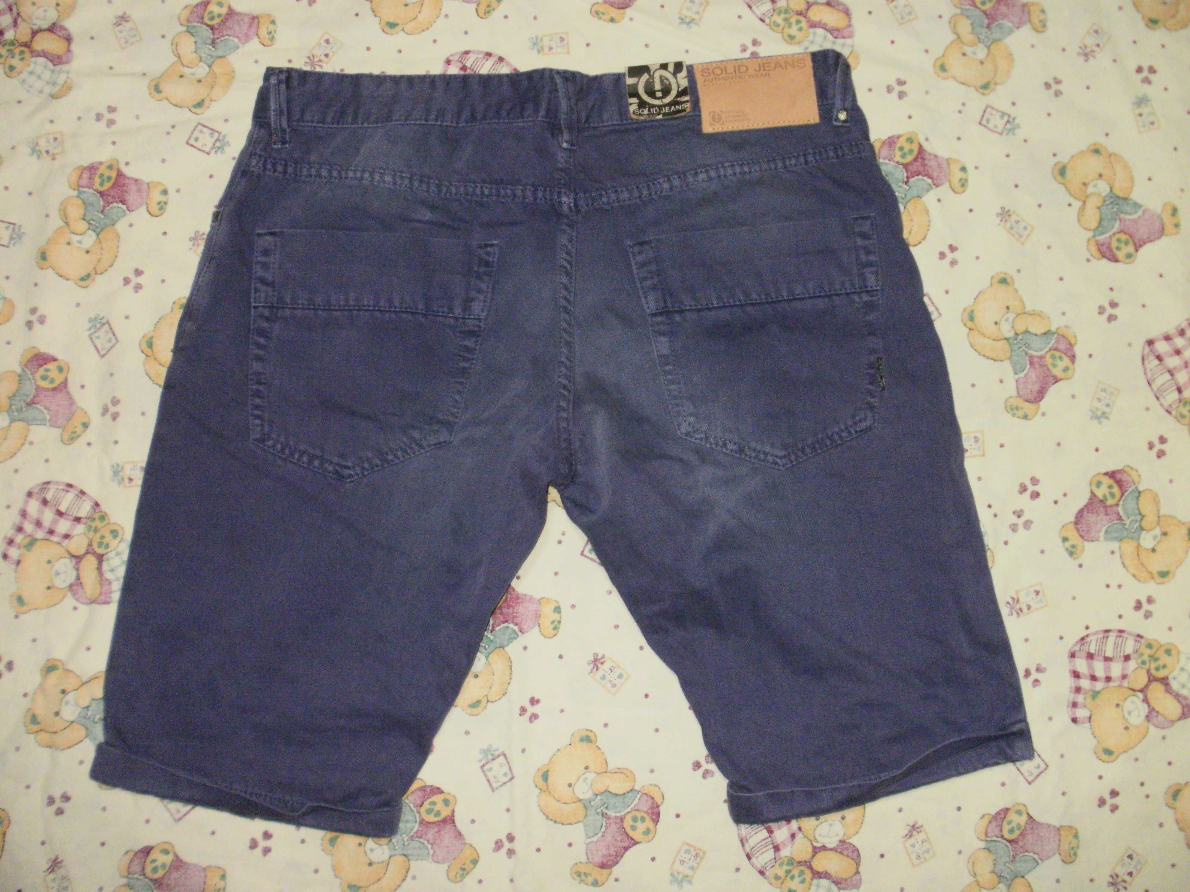 SOLID JEANS и GNIOUS нови къси дънки 34-36