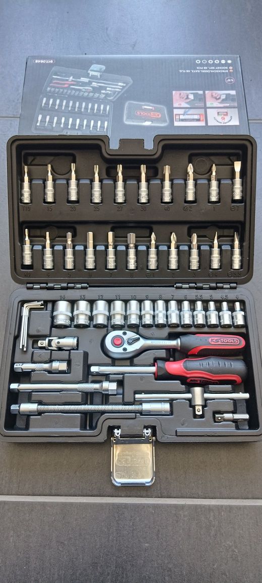 EVOLUTION Ks Tools 917.0648 Комплект инструменти гедоре 48 части