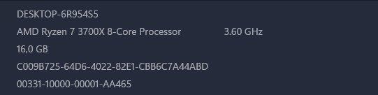 Vand PC Gaming Ryzen 7 3700x, 1060 6gb, 16GB RAM