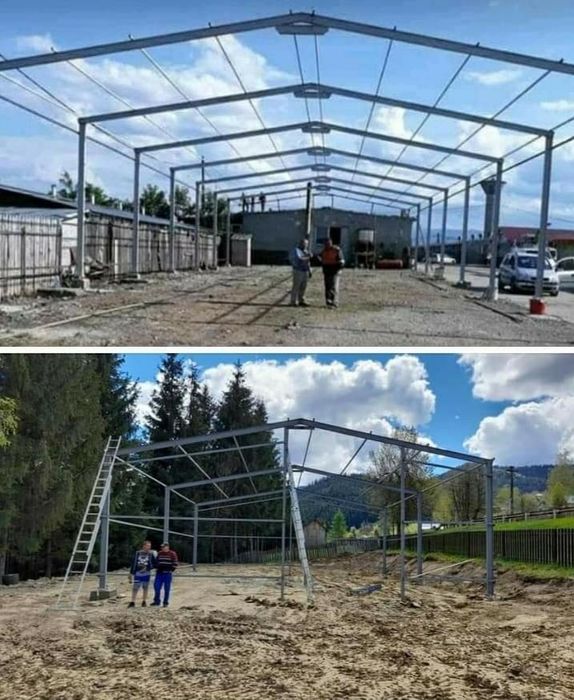 Vand hala metalică Avem pe stoc 
Asiguram transport și montaj Dorim se