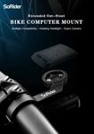 Suport computer de bicicleta GPS lanterna Garmin Bryton Gopro