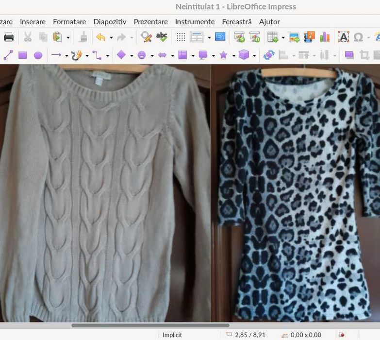 Bluza dama de toamna, doua modele de bumbac vezi descriere, marimea M
