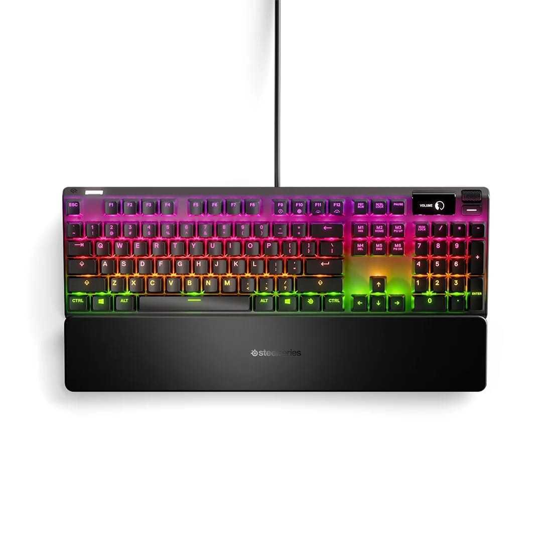 Клавиатура игровая проводная USB SteelSeries Apex 7 RGB, QX2 Blue