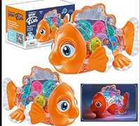 Прозрачная концептуальная игрушка-рыба