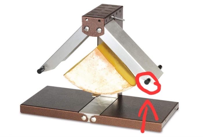 Aparat raclette branza Louis Tellier Breziere