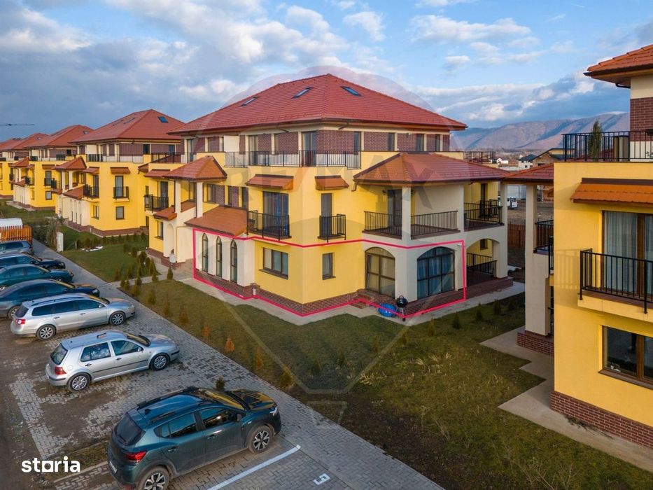 Apartament 2 camere cu terasă și grădină| Cristian,Brasov | COMISION 0