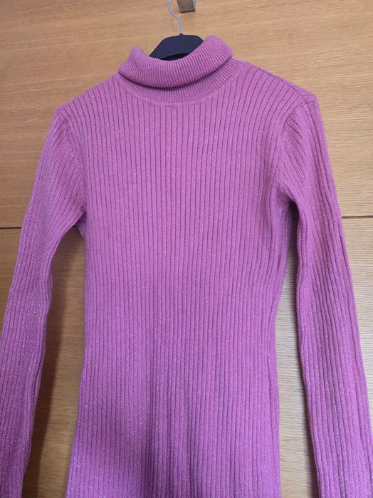 Розова еластична рокля, универсален размер