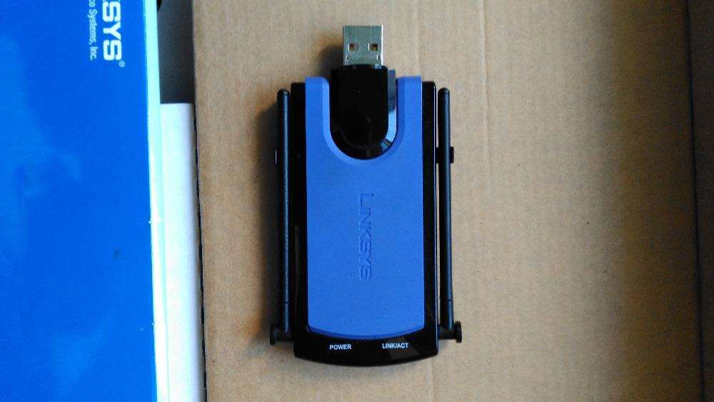 Linksys Wireless-N USB Network Adapter (antena wireless USB)-WUSB300N