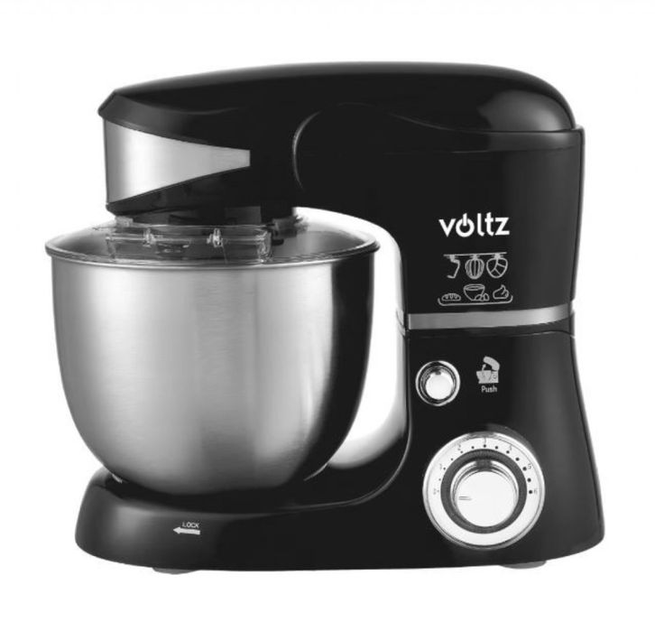 Планетарен миксер Voltz V51115G-5L инокс купа,6 скорости+ Pulse, 3 бър