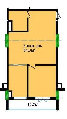 Vegas Tower да 84 квадрат уй сотилади кадастрли