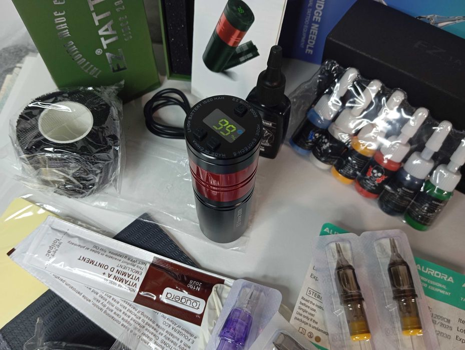 KIT EZ EvoTech S, Swiss Motor! NOU Aparat de tatuat, Calitate Marca EZ