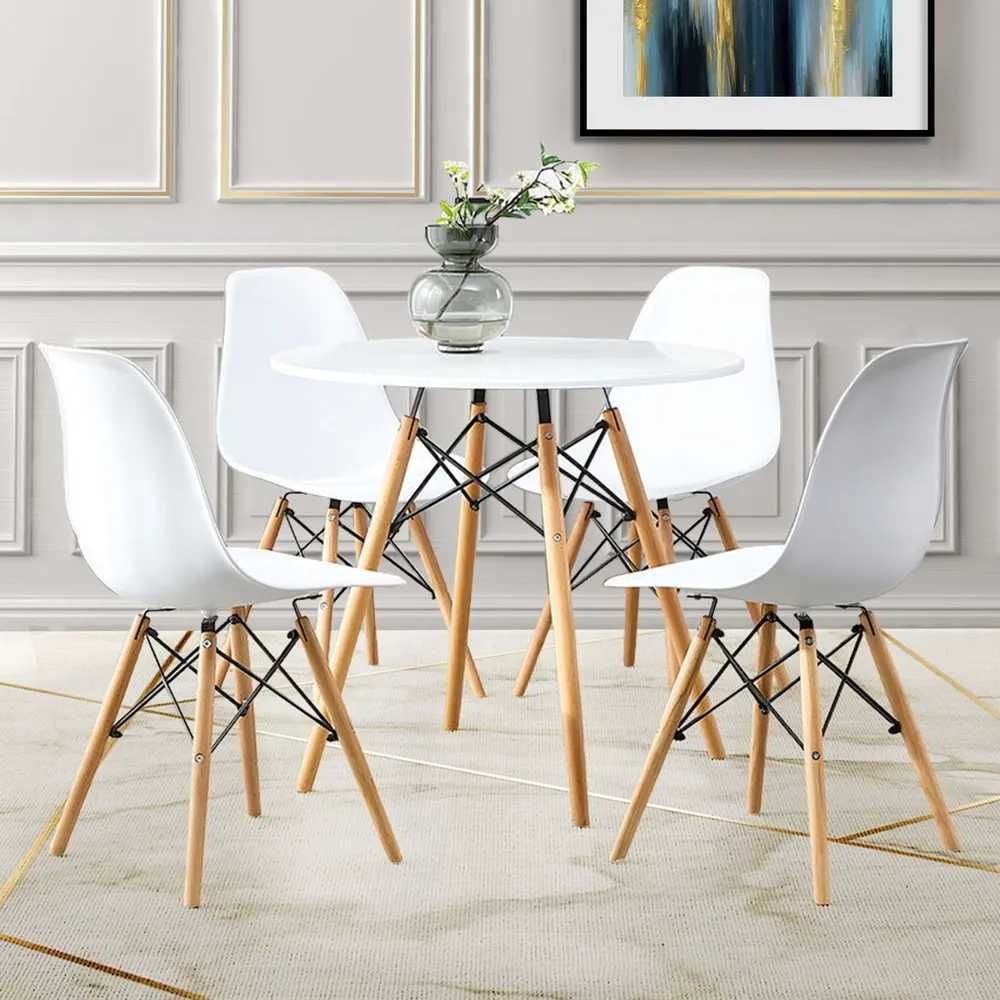 Стулья на кухню 2 шт обеденные Ridberg EAMES белые